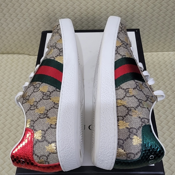 Gucci GG supreme low top ace with bees - Picture 3 of 13